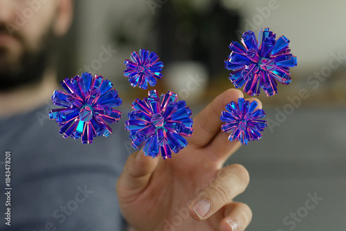 Unique floral digital art. ...