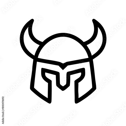 Simple modern Viking helmet