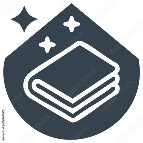 Clean Towels Icon: Symbol of Freshness and Hygiene