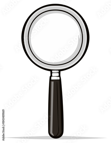 Magnifying Glass Tool to Examine, Illustration Style, Search, or Investigation Concept