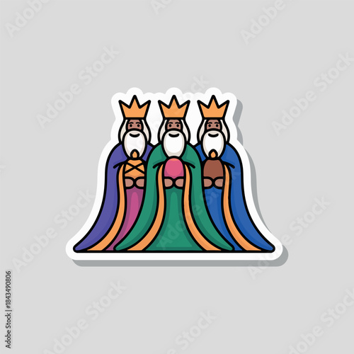 Three Wise Men Festive Icon