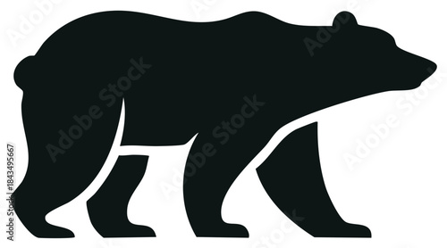 Black Bear Silhouette Strolling, Wildlife, Wilderness, Animals, Nature