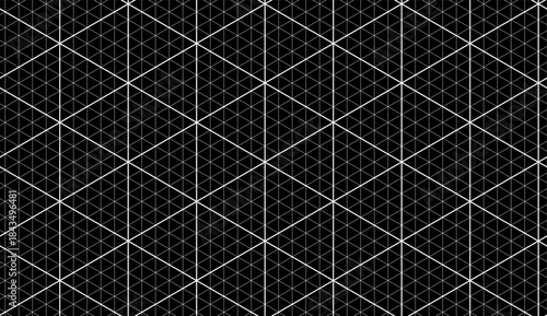 Isometric grid pattern