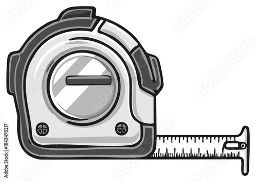 Classic Retractable Metal Tape Measure Tool with Extended Measuring Tape Blade