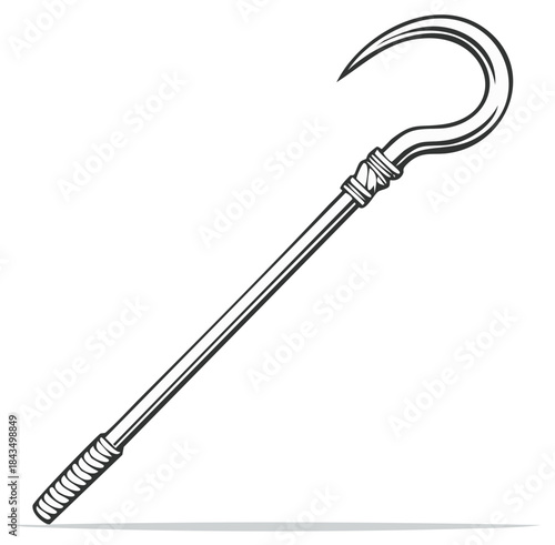 Ancient Egyptian Pharaohs Crook and Flail Scepter Symbol of Authority