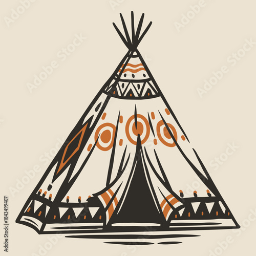 Native American tent