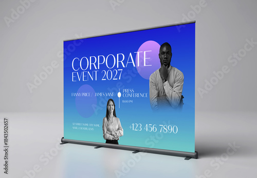 Event Press Conference Mockup