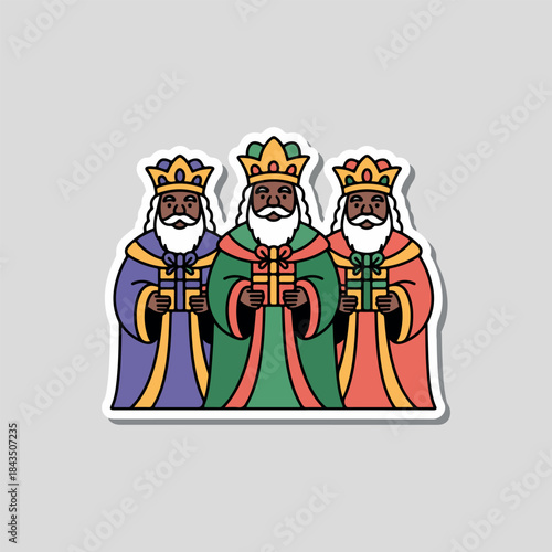 Epiphany Gift Bearers Vector