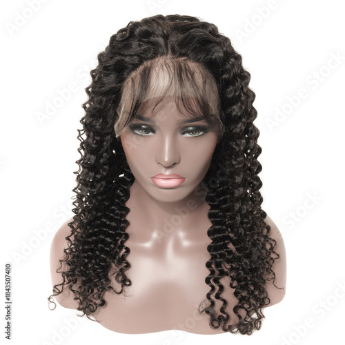 deep curly balck human hair weaves extensions lace weaves wigs