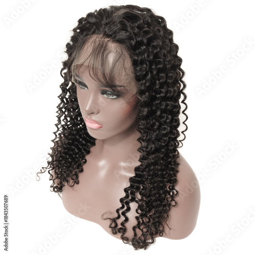 deep curly balck human hair weaves extensions lace weaves wigs
