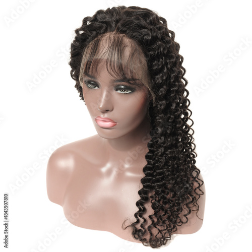 deep curly balck human hair weaves extensions lace weaves wigs