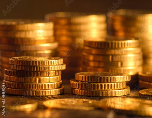 stack of golden coins