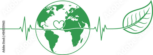 Eco Friendly Lifestyle Concept with Green Nature and Sustainability