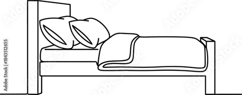 Person Sleeping in Bed