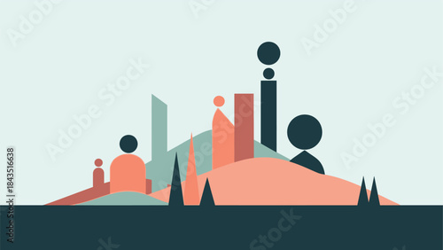 A black and white deer head with detailed tribal ornamental antlers vector illustration, abstract wild animal tattoo design graphic, elegant nature spirit mascot art.