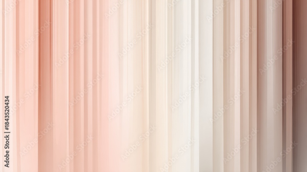 Obraz premium Vertical lines of colors blend softly to create a smooth and simple visual effect during daytime light in a minimalist setting