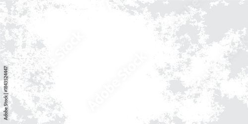 A blue winter background featuring a floral snowflake pattern with a grunge ice texture and an elegant frost border for a festive Christmas holiday design