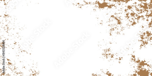 Abstract grunge background with watercolor paint splashes and ink splatter texture featuring a dirty paper pattern and an artistic vector border frame design