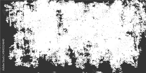 Wallpaper Mural A vintage black grunge vector background featuring a dirty ink splash pattern and floral silhouette design with a decorative spray paint splatter frame and textured art border banner Torontodigital.ca