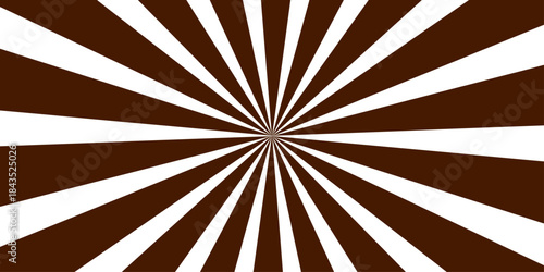 An abstract grunge sunburst background featuring a vintage vector pattern of retro rays and textured stripes in green and brown tones for a classic light beam wallpaper design