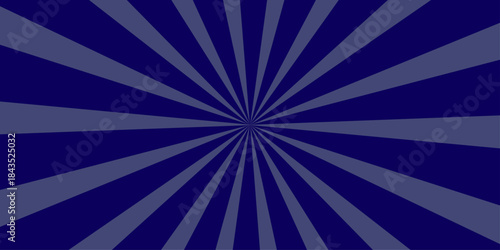 This abstract blue sunburst background features a vintage vector design with retro light rays and a grunge paper texture pattern, creating a classic starburst beam wallpaper backdrop