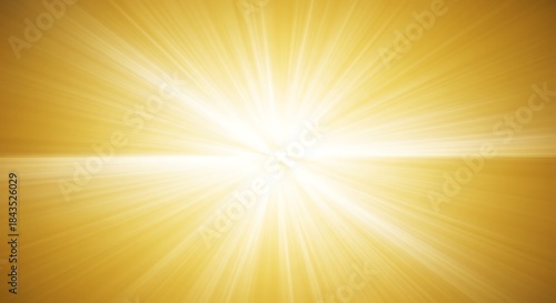 Wallpaper Mural Bright Golden Light Bursting from the Center with Radiant Rays and a Horizontal Flare, Illuminating a Textured Background. Torontodigital.ca