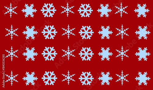 christmas background with snowflakes