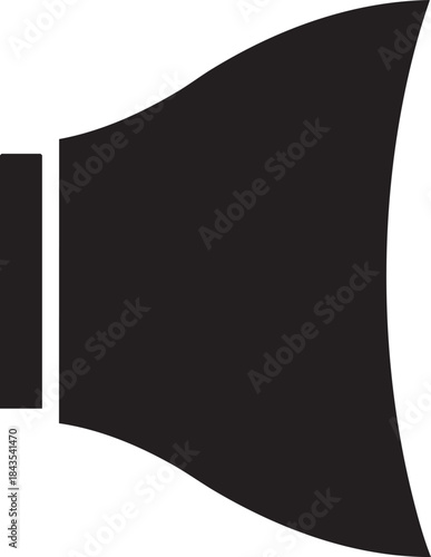 Turbine Exhaust Nozzle Flap Silhouettes Vector Curved Exit