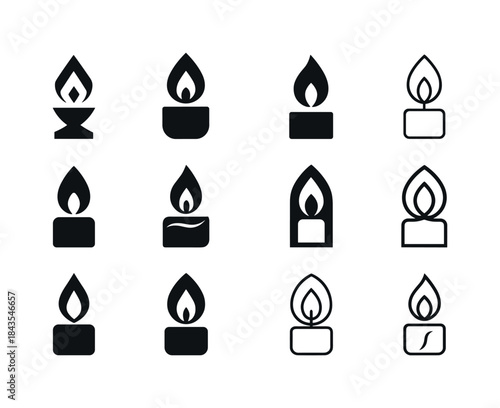 Diverse Religious Icons. Religious. Icon set. Set Logo of Religi