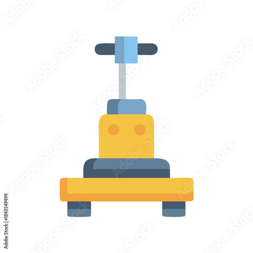 Flat design jack equipment isolated on black background graphic