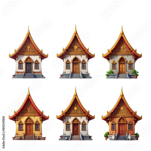 thailand style house icon