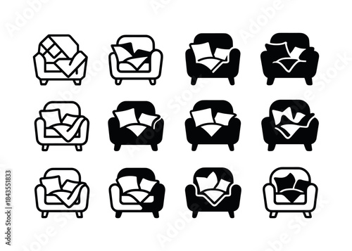 Cozy Corner Logos. making a cozy corner with pillows and a blank