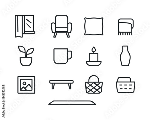 Winter Romance Icons. Winter romance moments. Filled icon set of winter romance moments: snowy kiss, warm hug,