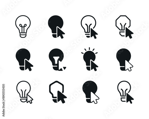 Online Entrepreneurship Icons. Online entrepreneurship. Icon set