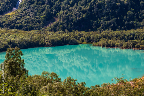 Beautiful view of norwegian fjord in summer	
