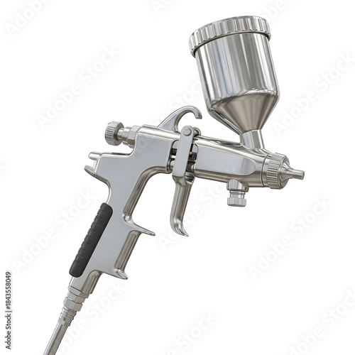Spray gun isolated on transparent background