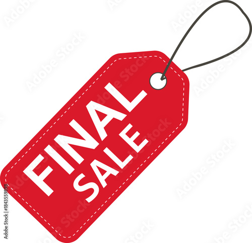 Final sale. Sale label. Discounted price tag layout. Sale symbol. To attract customer attention. Promotions and discounts. Cheaper than the regular price. Great buy. Special price offer.