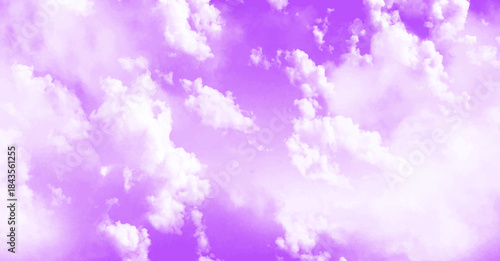 Clouds Background. A blue sky with lots of white clouds of different sizes
