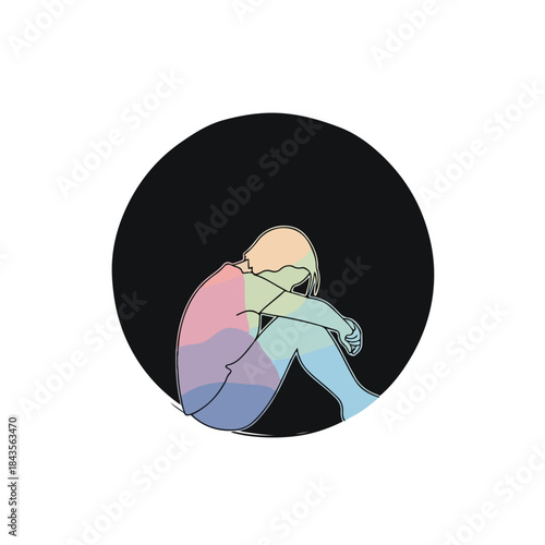 Exhausted Man and Low Battery Icon Showing Severe Energy Depletion and Urgent Need to Recharge