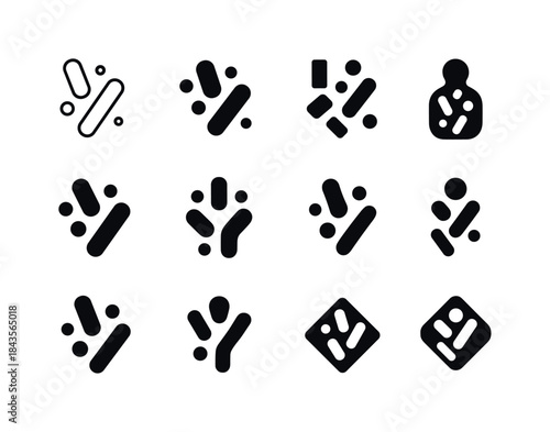 Human Microbiome Icons. The exploration of the human microbiome.
