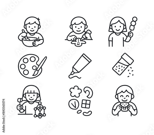 Edible Art Creations. Kids making and eating art (edible craft p