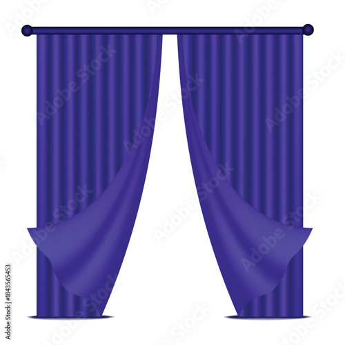 set of curtains with different designs