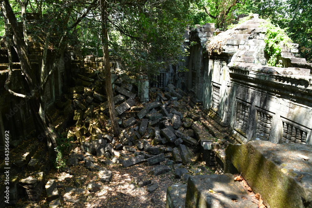 Obraz premium カンボジア シェムリアップ遺跡群 ベン・メリア