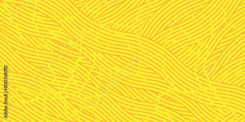 Ramen pattern, vibrant background illustration of asian noodles, ramen, spaghetti, orange background eps.10