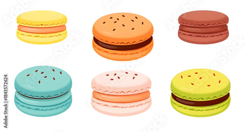 macaron, macaroon, dessert, sweet, bakery, pastry, cookie, almond, cream, filling, sugar, snack, treat, gourmet, french, paris, patisserie, confection, candy, dessertart, foodart, cute, kawaii, cartoo