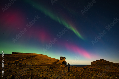 Wallpaper Mural Zorza polarna na Islandii Torontodigital.ca