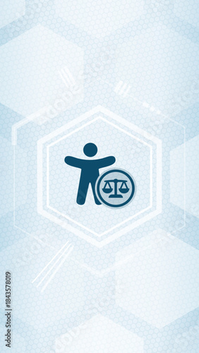 Accessibility Law Vector Graphic - Non-discrimination and Equal Opportunity Act svg