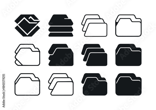 Internet Tabs Icons. Internet Browser Tabs. Icon set. Set Logo o
