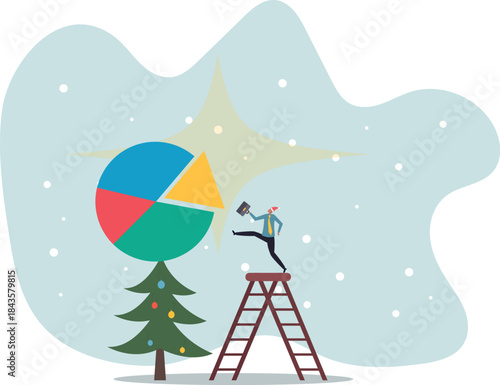 Investment asset allocation and rebalance.business concept.about a man and his life.