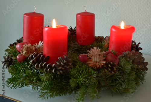 Deutsche Tradition - der Adventskranz -
